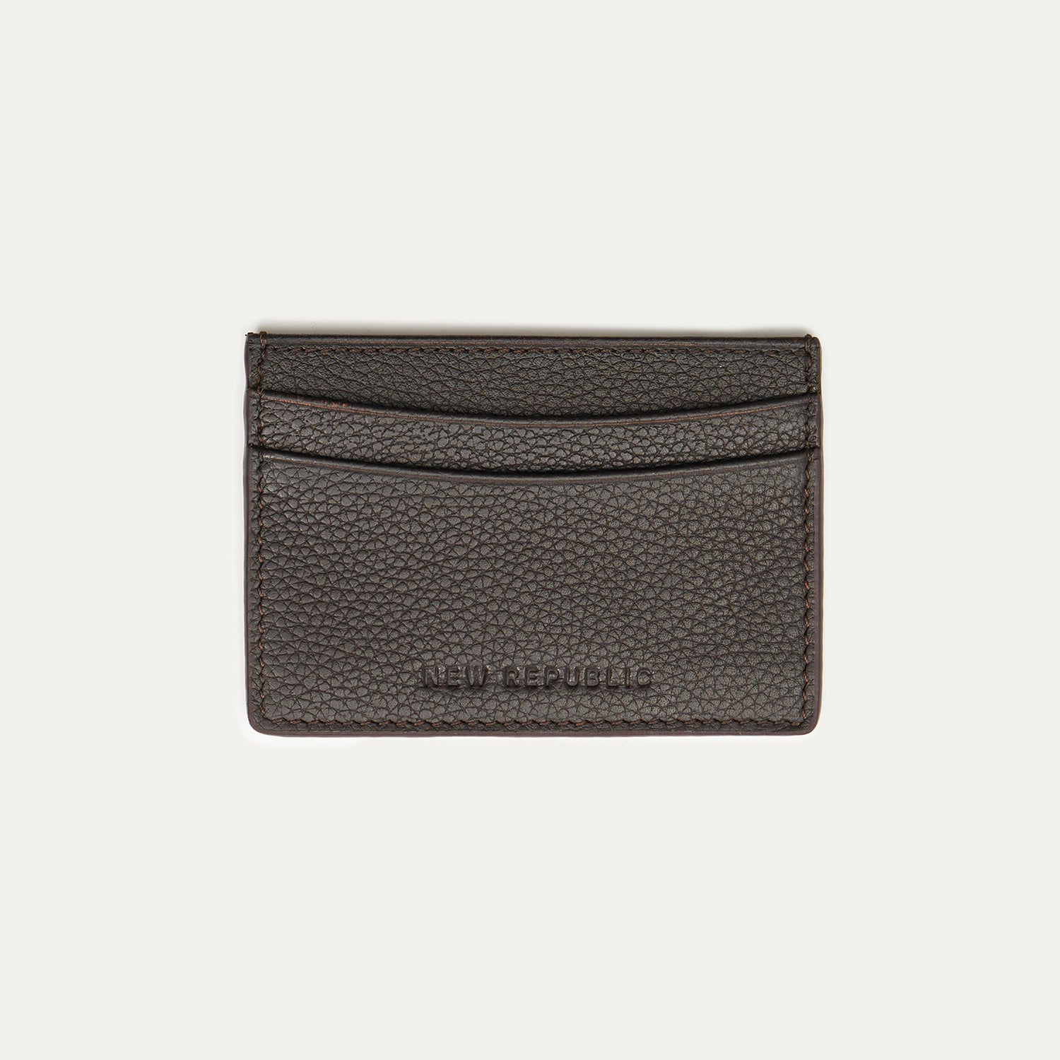 Logo Leather Card Holder