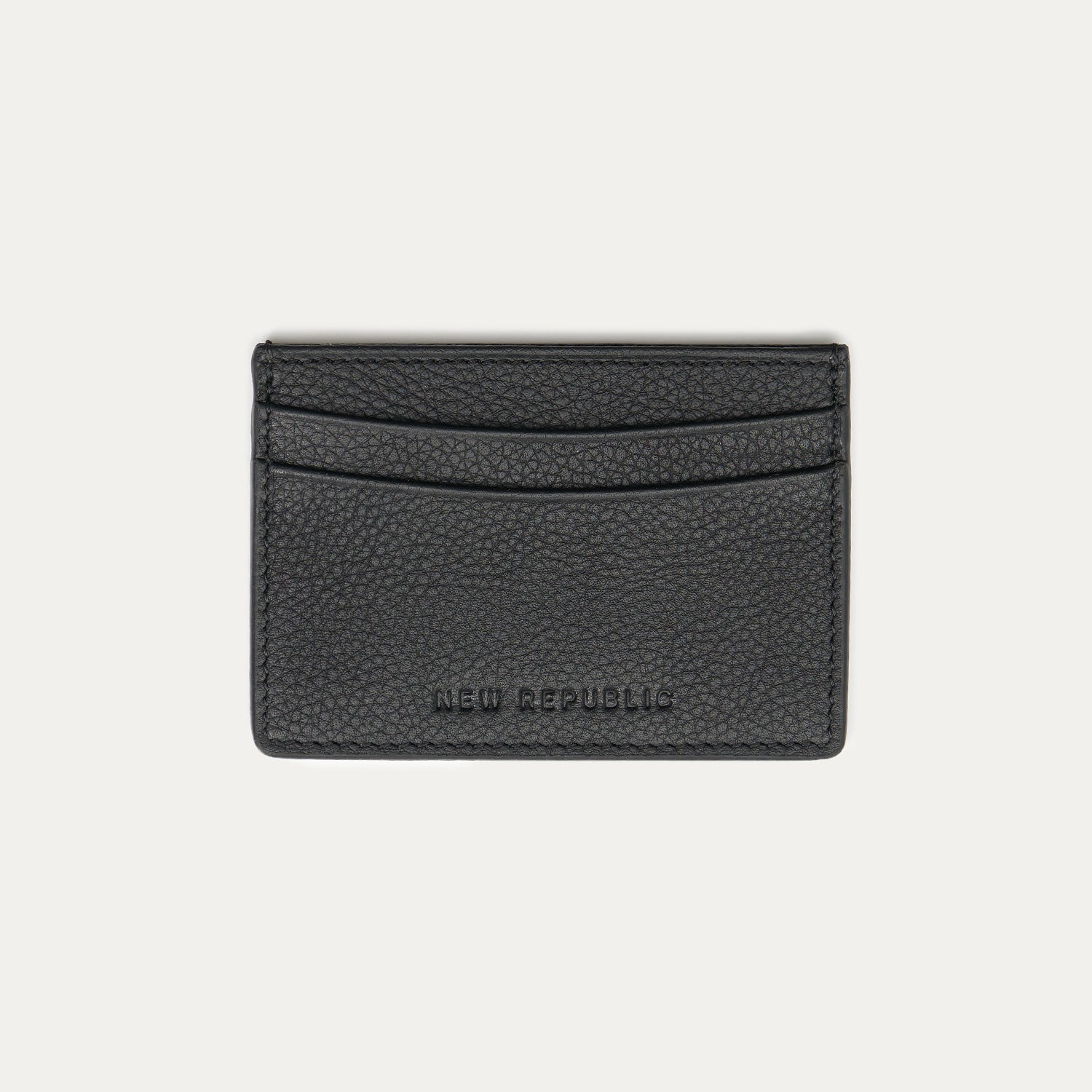 Logo Leather Card Holder