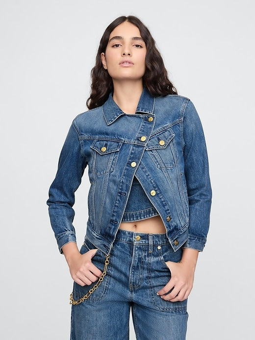 Gap x Cult Gaia Asymmetrical Denim Jacket