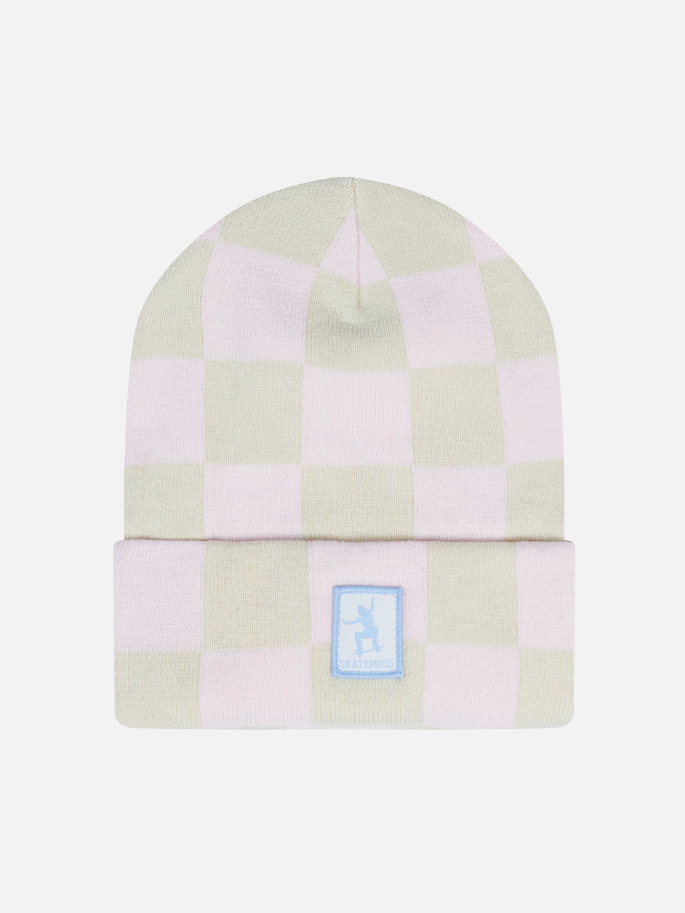 Pastel Checkered Beanie
