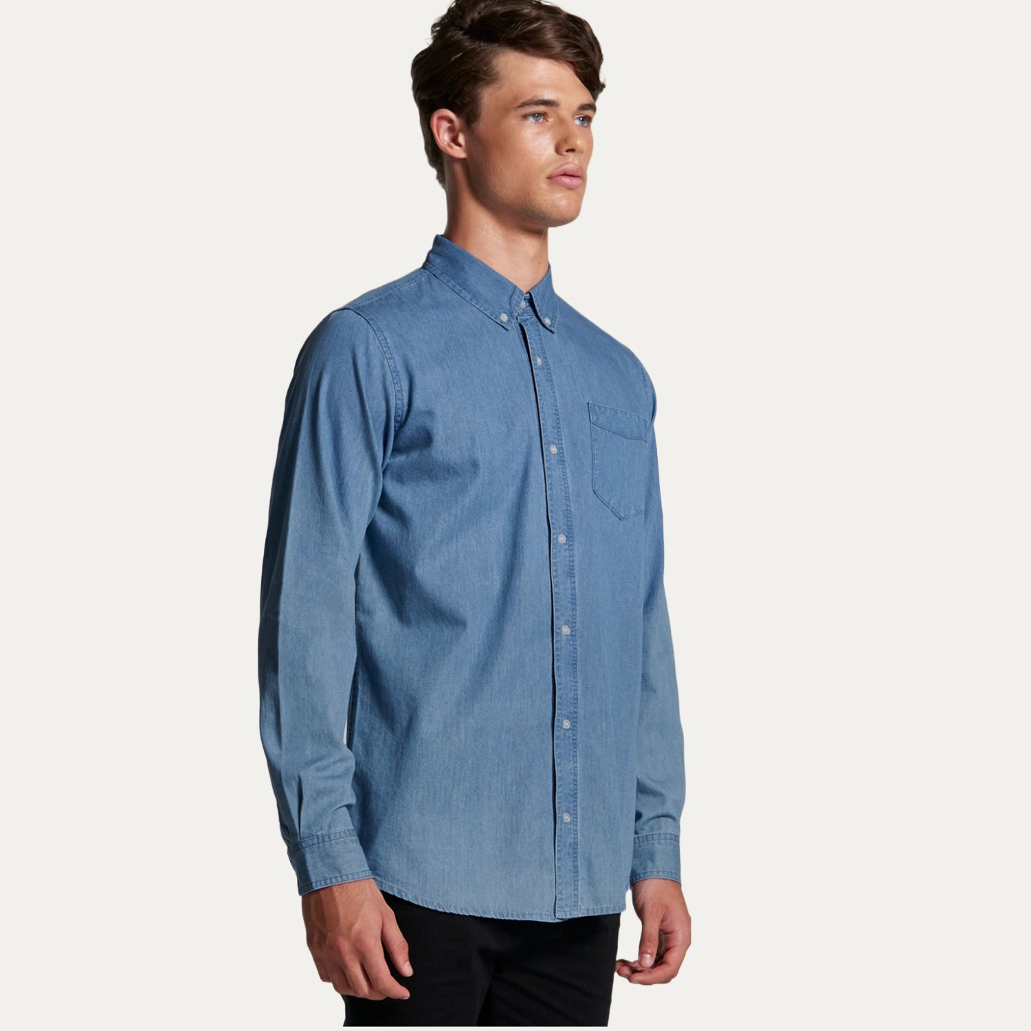 Mitchell Long Sleeve Denim Shirt